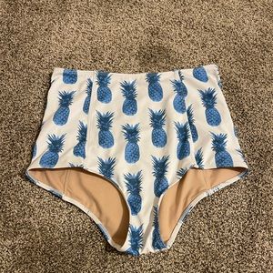 Kortni Jeane Blue Pineapple Bottoms